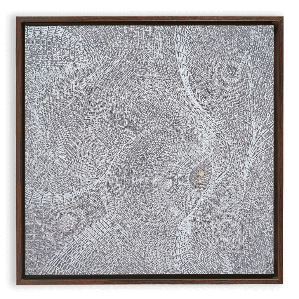 Muse Framed Traditional Stretched Canvas