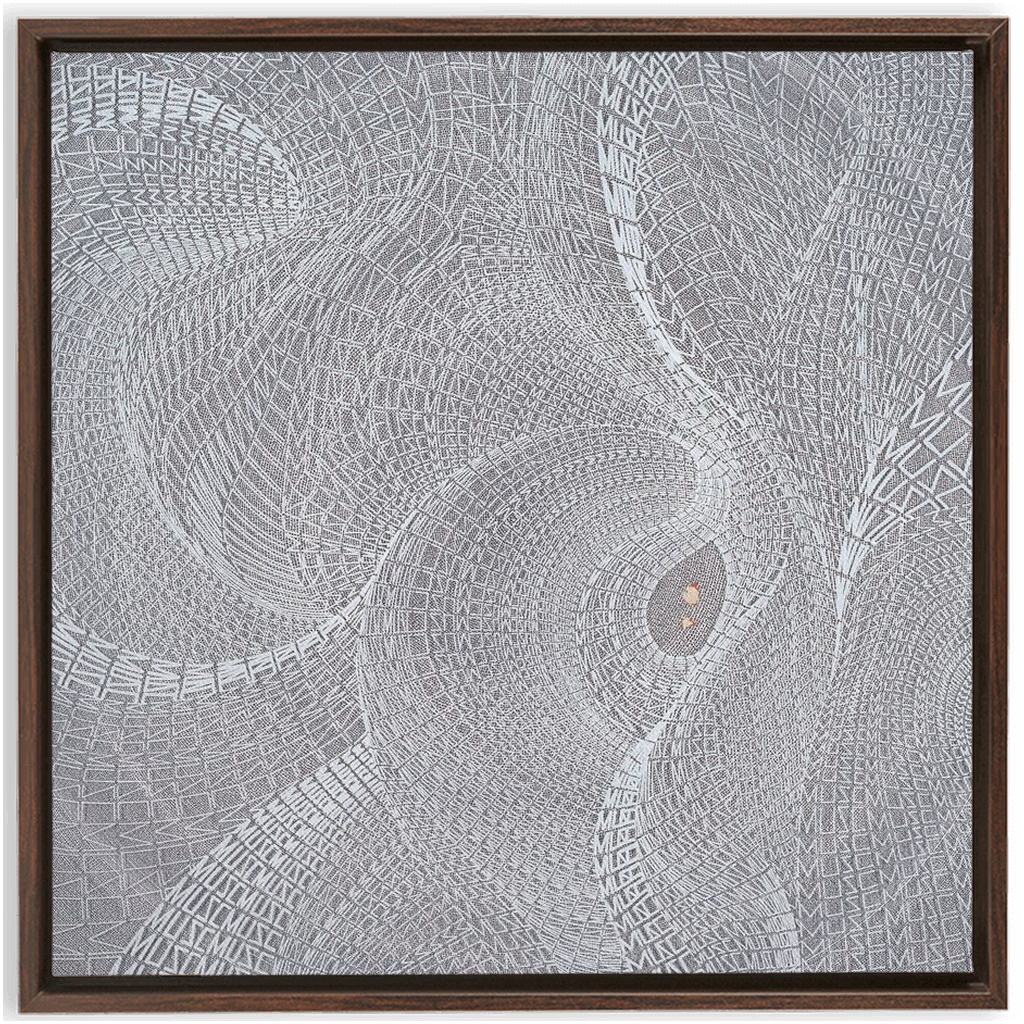 Muse Framed Traditional Stretched Canvas