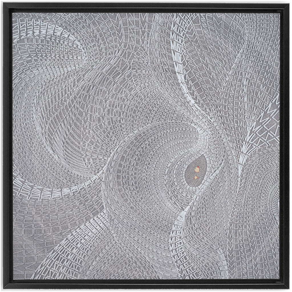 Muse Framed Traditional Stretched Canvas