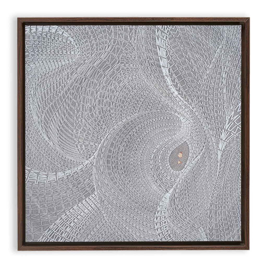 Muse Framed Traditional Stretched Canvas
