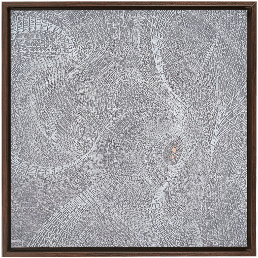 Muse Framed Traditional Stretched Canvas