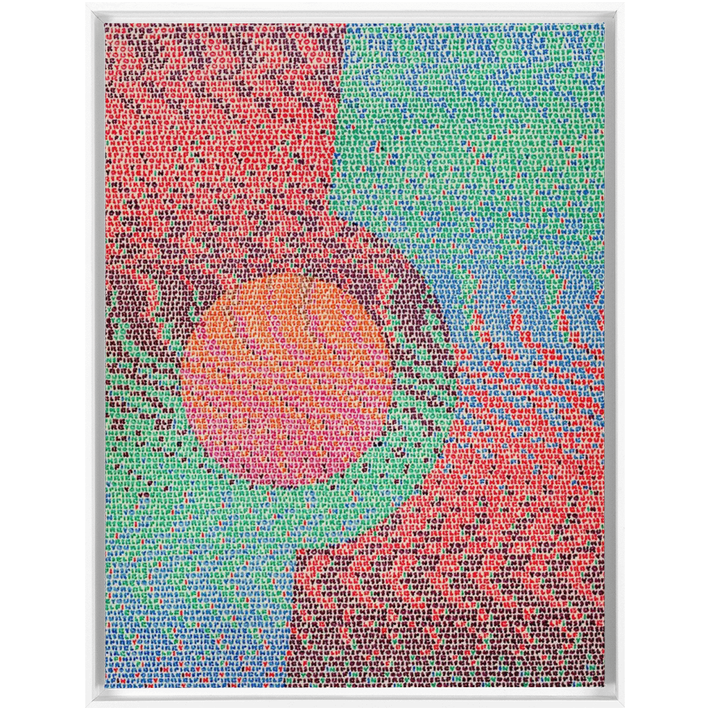 Inspire Yourself Framed Stretched Canvas
