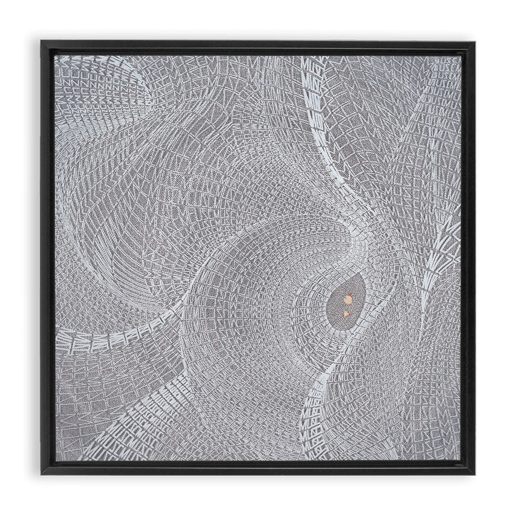 Muse Framed Traditional Stretched Canvas
