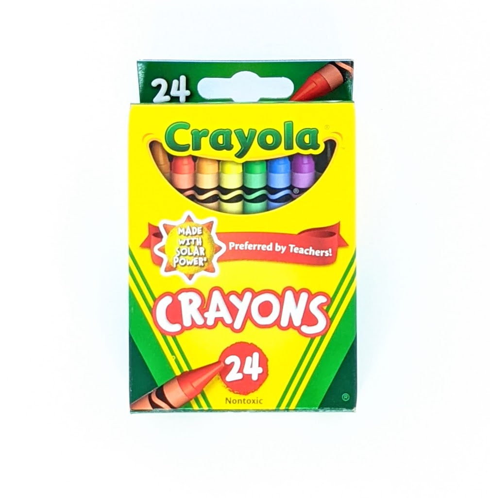 Crayola 24 Count Crayons Nontoxic 52-3024 Crayons Preferred By Teachers