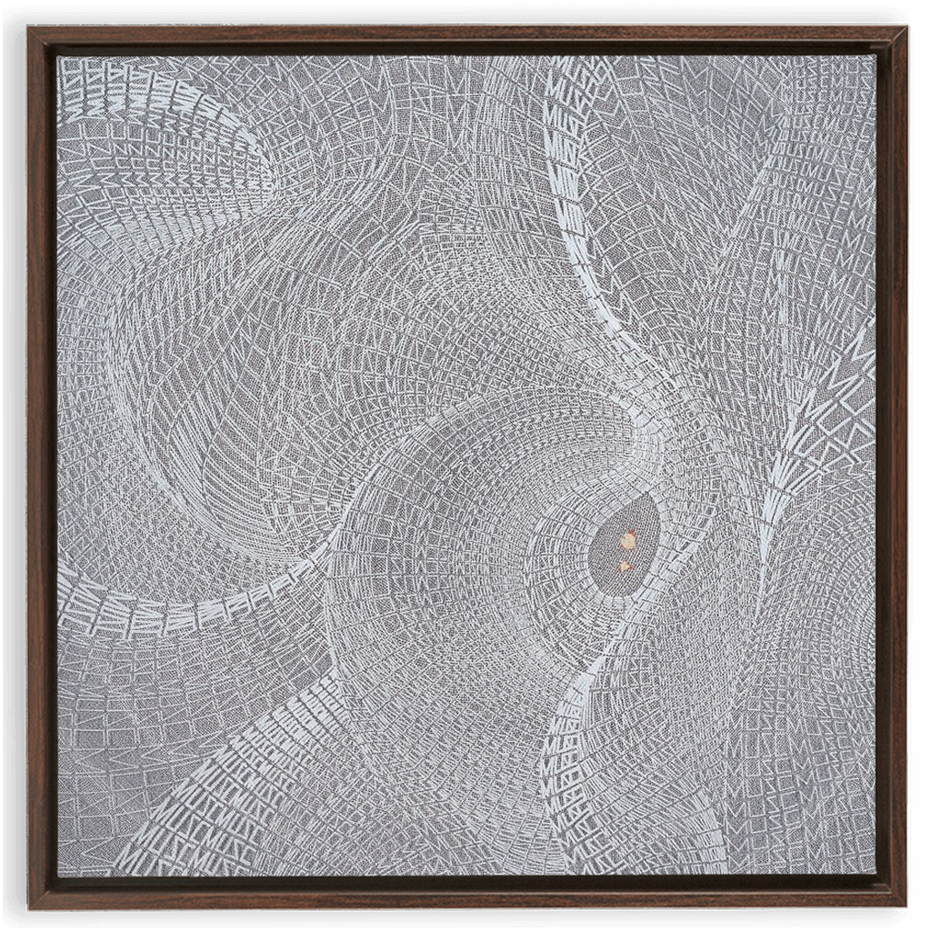 Muse Framed Traditional Stretched Canvas
