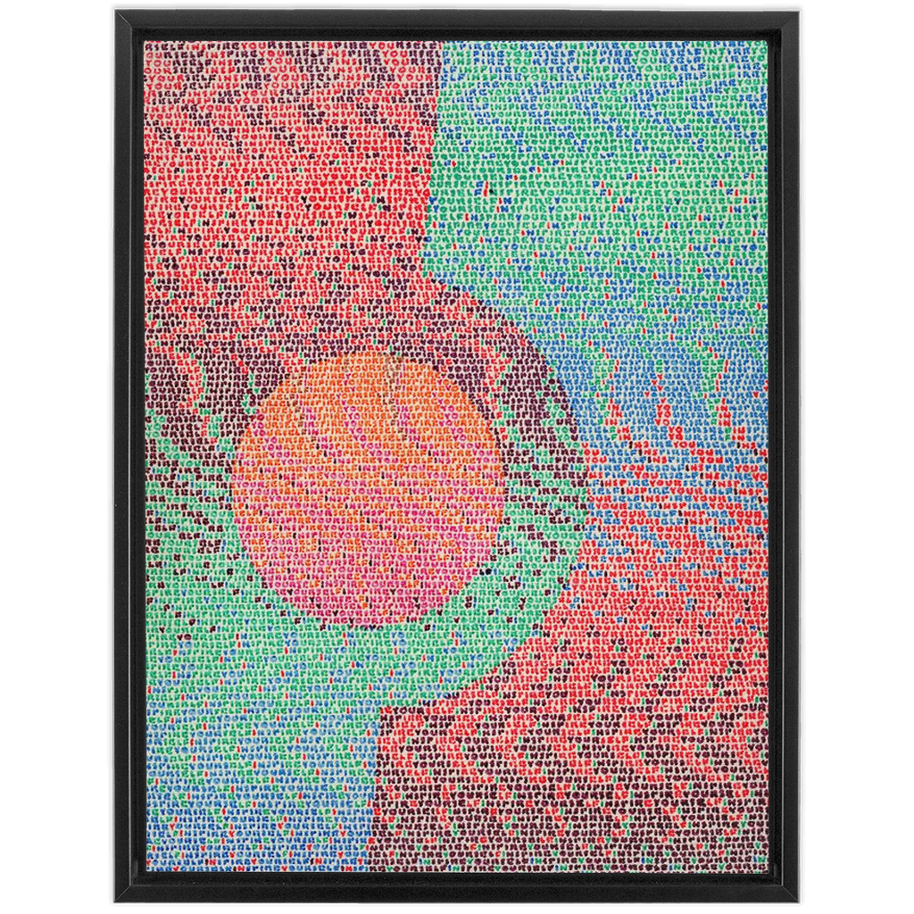 Inspire Yourself Framed Stretched Canvas