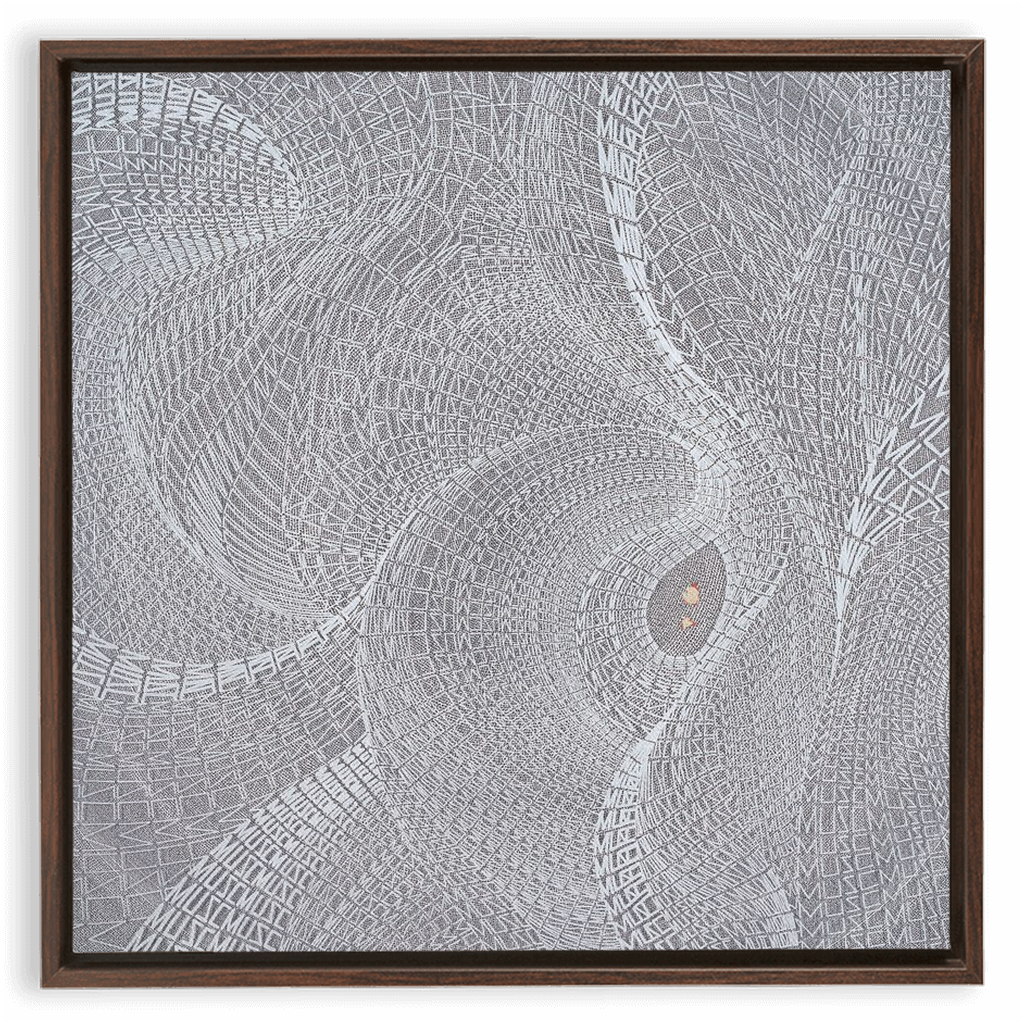 Muse Framed Traditional Stretched Canvas