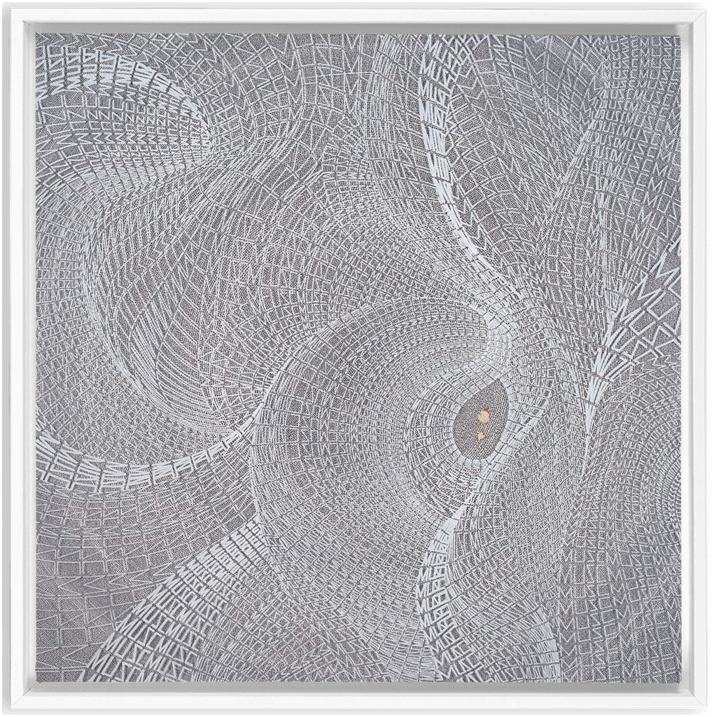 Muse Framed Traditional Stretched Canvas