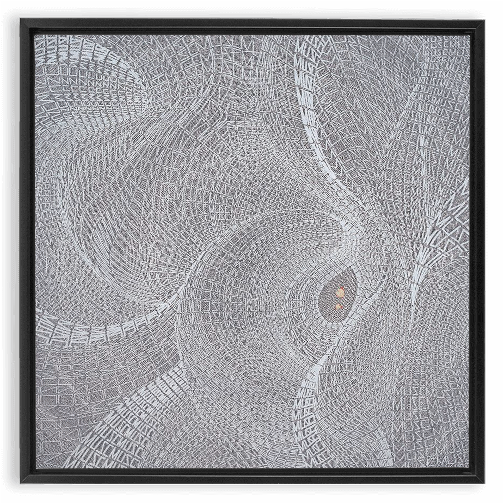 Muse Framed Traditional Stretched Canvas