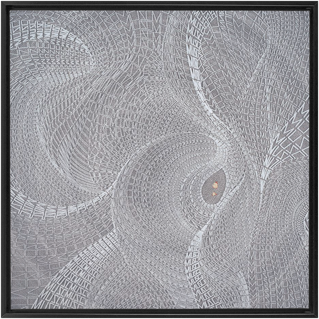 Muse Framed Traditional Stretched Canvas