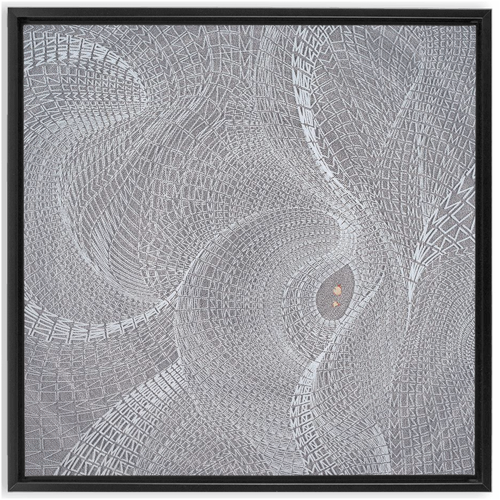 Muse Framed Traditional Stretched Canvas