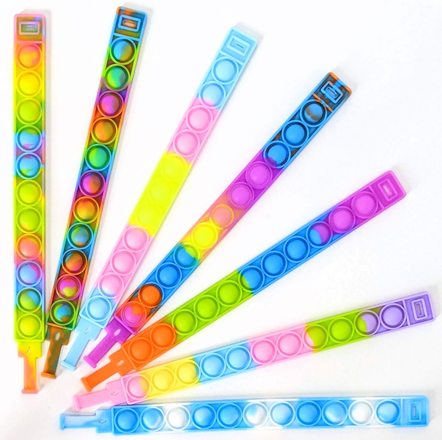 Pop it Fidget Toy Rainbow - Set with 4 variants - Known from TikTok 